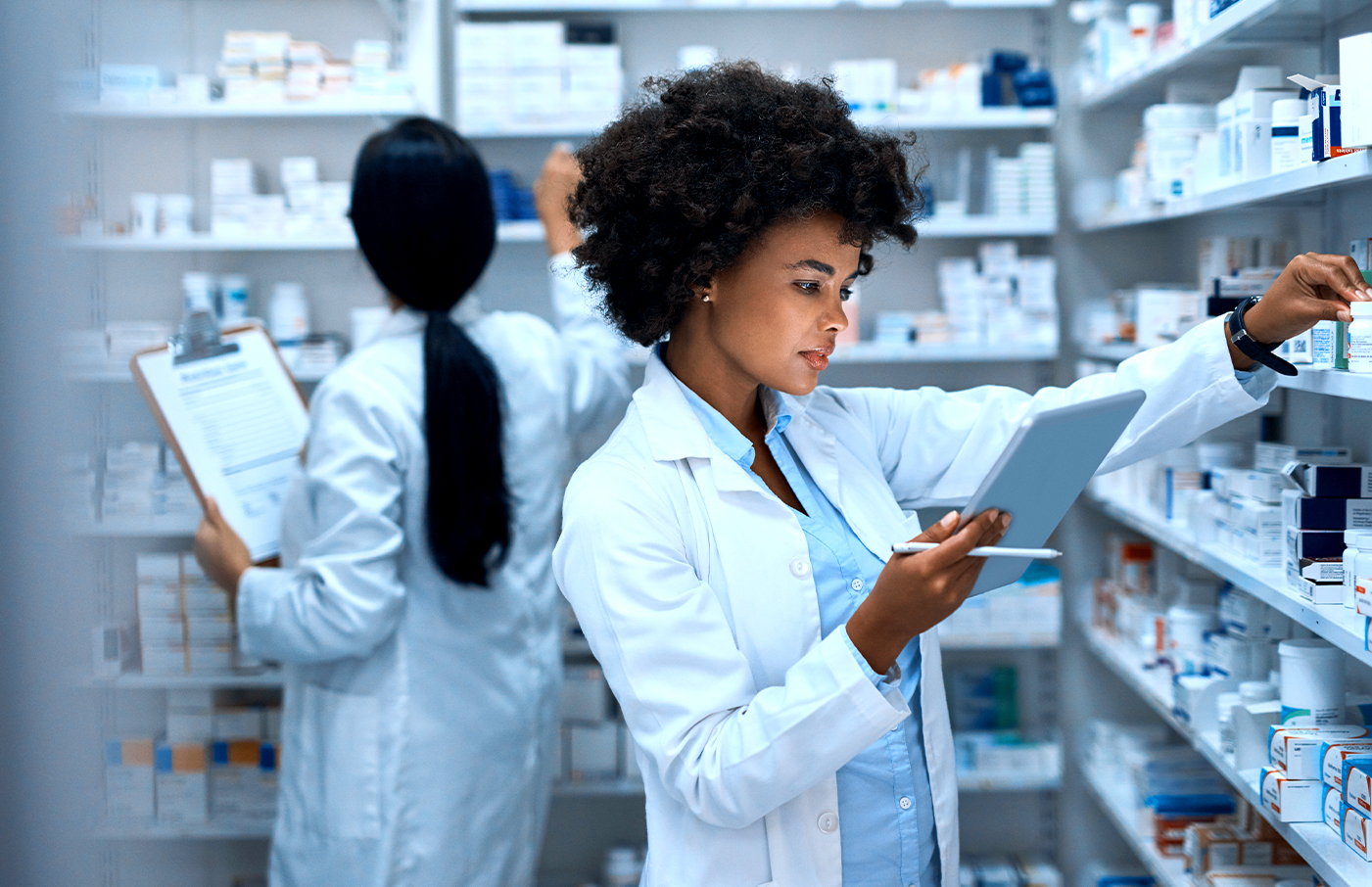 Portrait of Pharmacists working