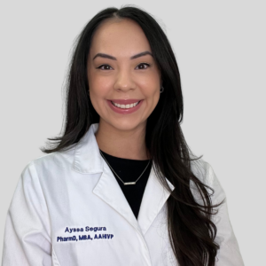 Picture of Ayssa Segura, PharmD, MBA, AAHIVP<br>Pharmacist-in-Charge<br>Avita Pharmacy 