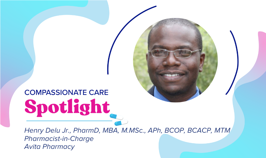 Avita Pharmacist-in-Charge Henry Delu Jr.